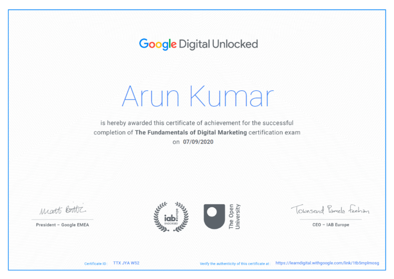 Google Digital Unlocked