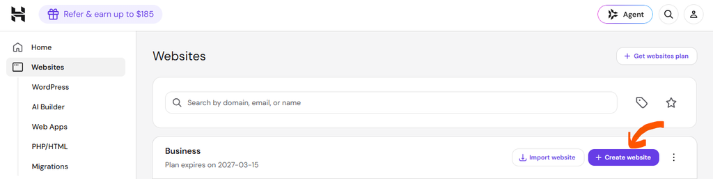 connecting domain to hosting