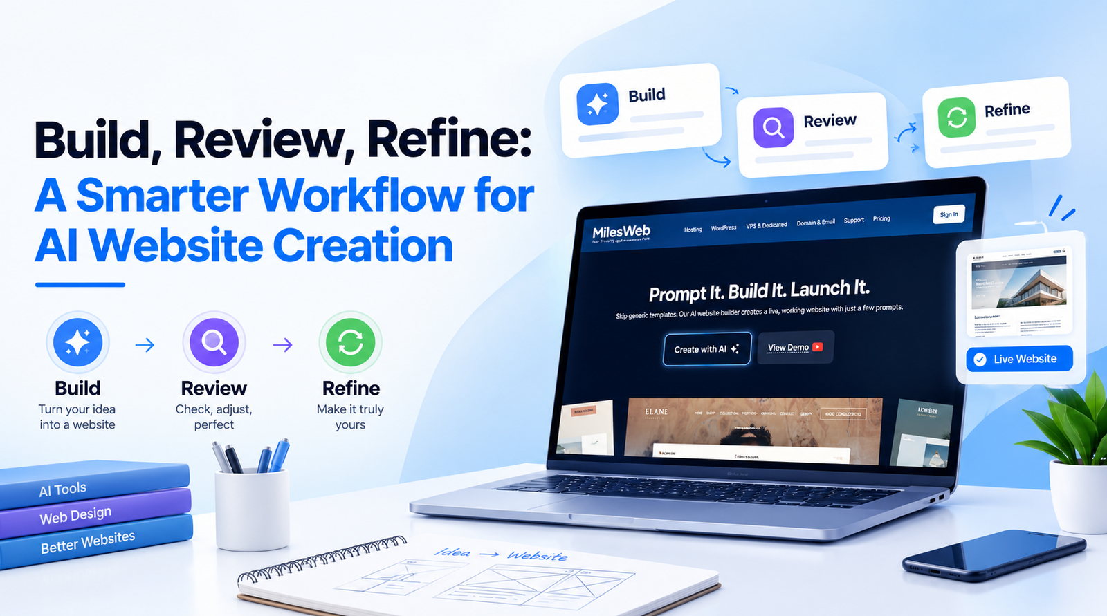 Build, Review, Refine: A Smarter Workflow for AI Website Creation